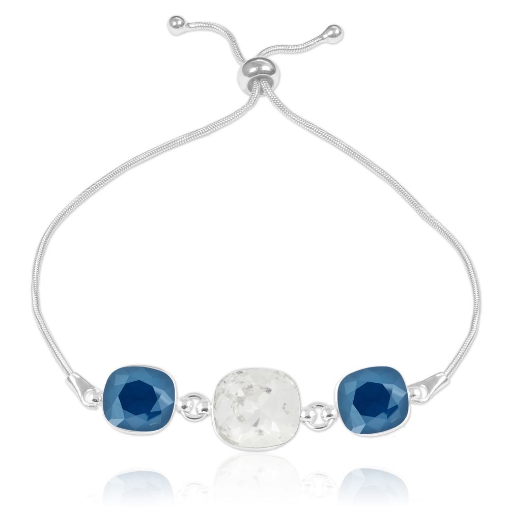 Sterling Silber Armband gemacht mit 4470 Platz Primero® Kristallen viel Größen - Bild 14 von 40