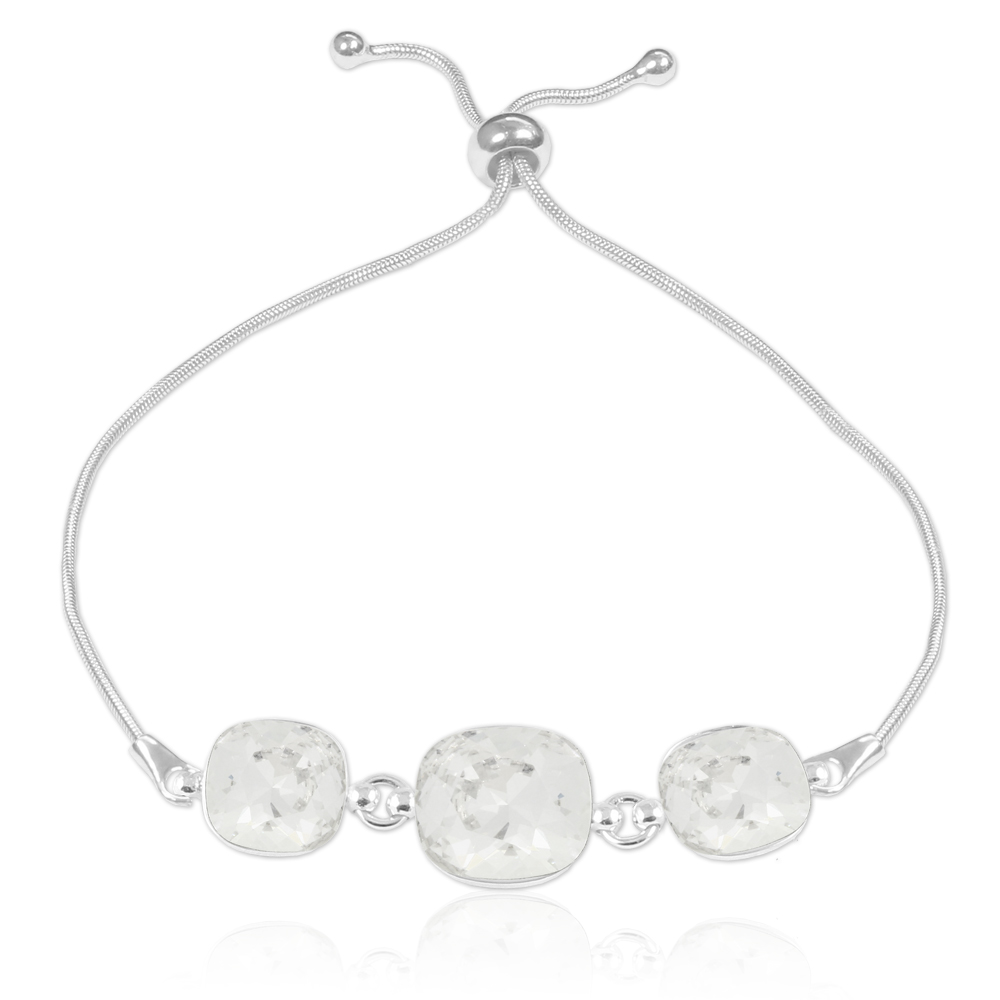 Sterling Silber Armband gemacht mit 4470 Platz Primero® Kristallen viel Größen - Bild 2 von 40