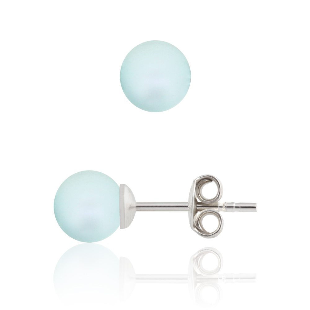 Sterling Silber Ohrringe gemacht mit 5818 Perlen 6mm Primero® Kristalle - Bild 14 von 20