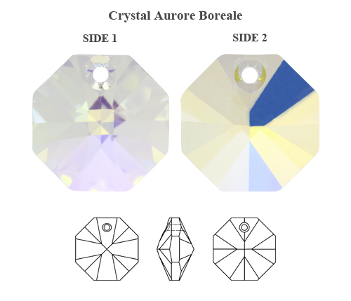 Superior PRIMERO Glass Pendants Crystal AB Color * Many Shapes & Sizes - Picture 18 of 43