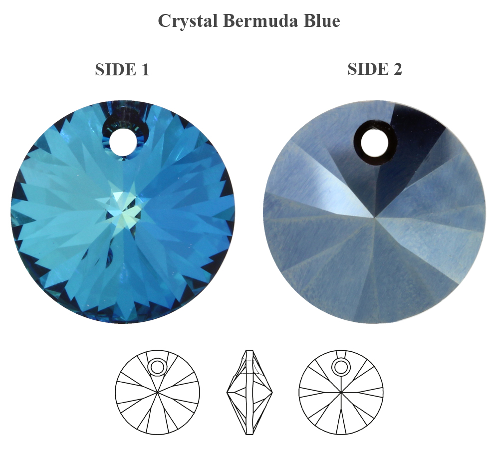 ORIGINALE Swarovski 6428 XILION Rivoli cristalli rimorchio molto colori e dimensioni 